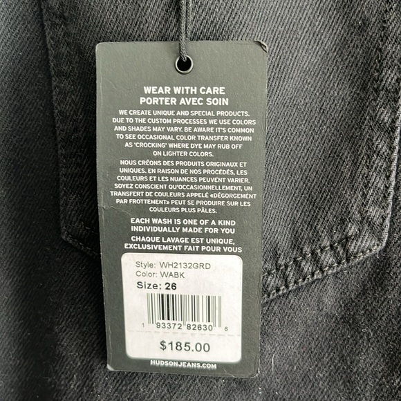 NWT Hudson Jeans Remi High Rise Paperbag Straight - Picture 10 of 12